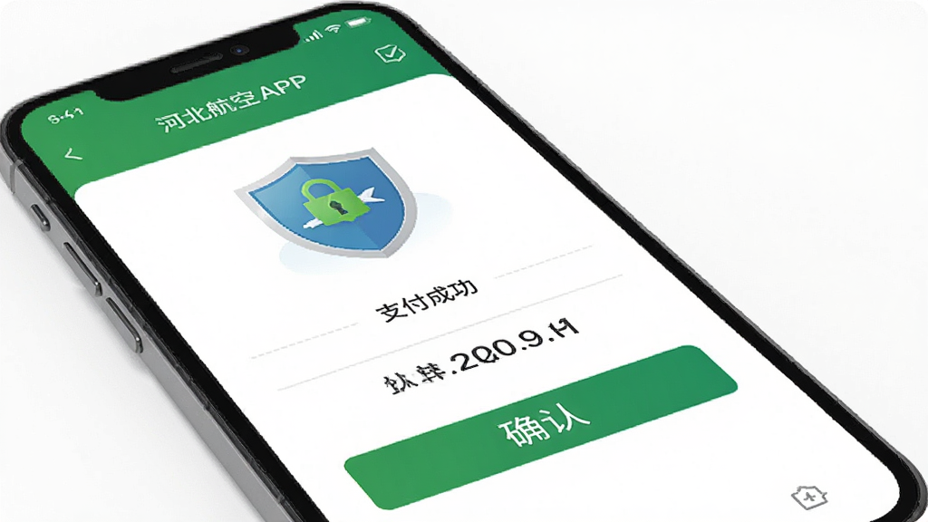 �ӱ�����APP��ȫ֧��ҳ�棬����Ϊ�ֻ���Ļ��ʾ֧���ɹ��Ͷ��ư�ȫͼ�꣬����Ϊ����չʾ���Ű�������������ؿɿ���ϸ�ڰ�����ɫ��ȫ��ʶ��������ȷ�ϰ�ť�������������ɾ����޶���Ԫ��
