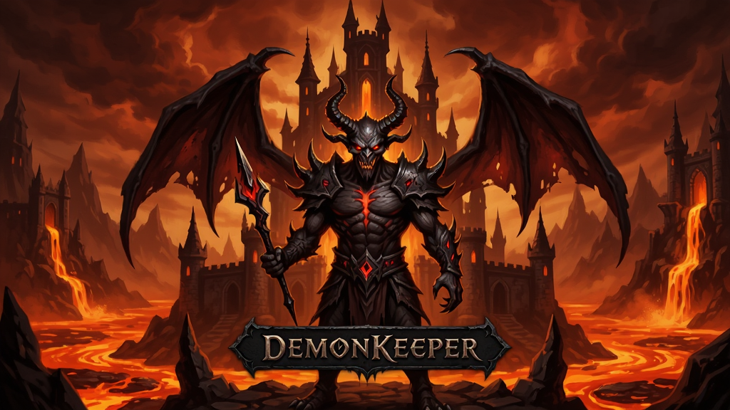 DemonKeeper ����ħ�÷����Ϸ�����棬��ħ�Ǳ������ұ���������Ϊ��ħ����վ�ڳǱ�ǰ�����־��У��Ű�������������÷��ϸ�ڷḻ���߻��ʣ��ɾ����޶���Ԫ��