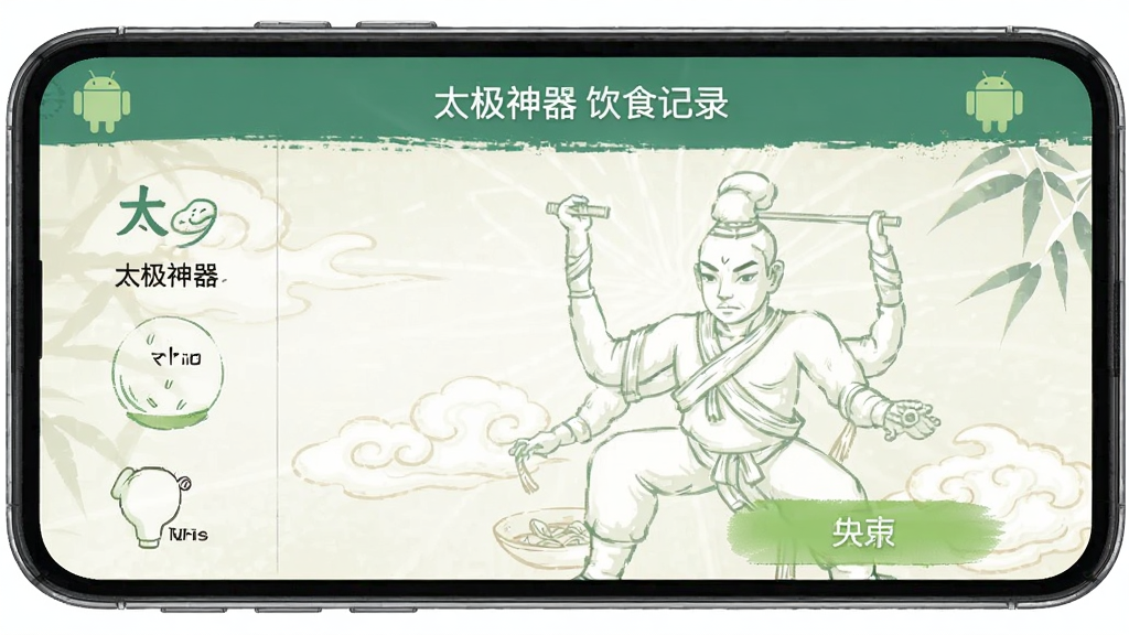 太极神器 安卓版 饮食记录界面