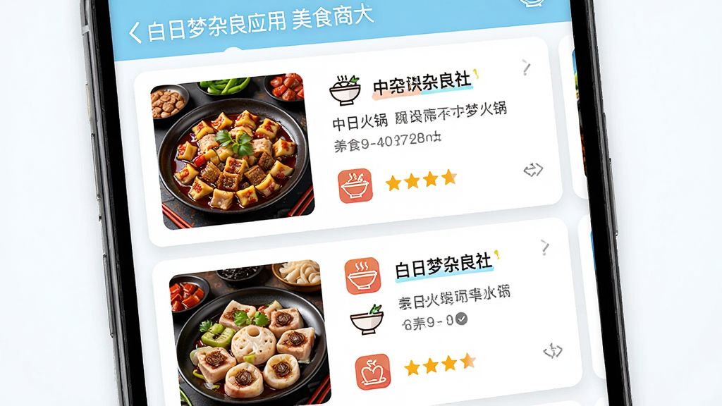 ������������Ӧ�ý���չʾ������Ϊ�ֻ���Ļ����ʾ��ʳ�̼��б�������Ϊ���»�����Ƭʽ���Ű�����̼�����ͼ�Ҳ����ֽ��ܣ�����������죬ϸ�ڰ����вͻ����Ʒͼ��������Ǽ������ʸ���ɾ��޶���Ԫ��