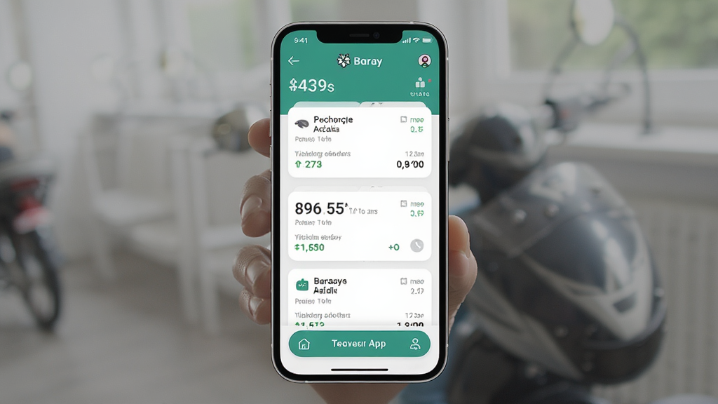 Baray����App������չʾ������Ϊ�ֻ���Ļ�еĶ����б�ҳ�棬���־��У��Ű����������Ϊ�ִ���ƽ����ƣ�ϸ�ڰ���������Ƭ��������ť������ͳ��ͼ�꣬���ʸ��壬�ɾ����޶���Ԫ��