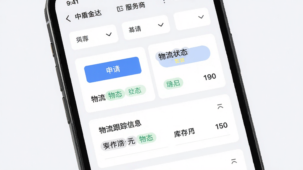 �жܽ��App�����̶�����������棬����Ϊ�ֻ���Ļ��ʾ��������б�������������Ϣ������Ϊ�Ϸ�ɸѡ�����·���Ƭ�б����Ű����룬���Ϊ����ǳɫ����磬ϸ�ڰ������밴ť������״̬��ǩ��������������ʸ���ɾ��޶���Ԫ��
