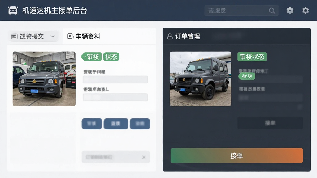 ���ٴ�����ӵ���̨���棬����Ϊ���������ύ�Ͷ���������壬�������ҷ������Ű����룬���רҵ���أ�ϸ�ڰ����豸��Ƭ�����״̬��ǩ�ͽӵ���ť�������������ɾ����޶���Ԫ��