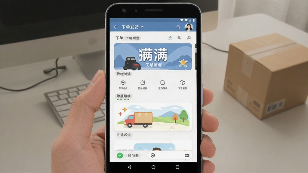 物满满 下单发货 操作界面 安卓版