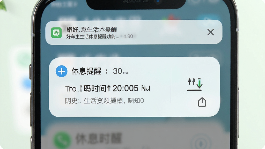 �ó���������Ϣ���ѹ��ܽ��棬����Ϊ�ֻ���Ļ������Ϣ����֪ͨ������Ϊ����֪ͨ���������棬�Ű����������Ϊ����ǳɫ��ƣ�ϸ�ڰ�����ʻʱ����ʱ������Ϣͼ�꣬�����������ɾ����޶���Ԫ��