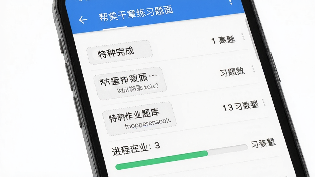 ������ҵ�����½���ϰҳ�棬����Ϊ�ֻ���Ļ��ʾ�½��б��������������Ϊ�������У��Ű�����������Լѧϰ���߷磬ϸ�ڰ�����ɰٷֱ���ϰ�������������������ɾ����޶���Ԫ��