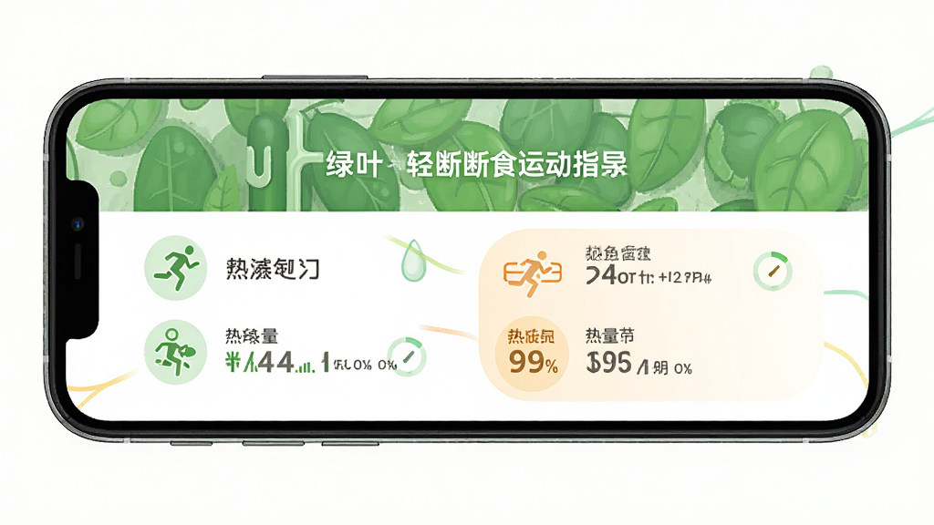 ��Ҷ���ʳ�˶�ָ��ҳ�棬����Ϊ�ֻ���Ļ��ʾ��ʳ���˶���ϵ�ѵ���ƻ�������Ϊ���·������Ű���������������Լ��ϸ�ڰ����˶�ͼ���������������֣����ʸ��壬�ɾ����޶���Ԫ��