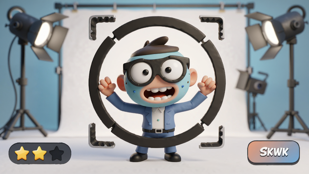 ������һ����ͨ3Dħ��С��վ�ڵ�ӰƬ�����յ�λ�ڳ�������ƣ�����Ϊ���й�ͼ���Ű�Ϊ��Ϸ�����񣬷���Ǽ�Լ��ͨ3D��ϸ�ڰ�����ͷ���Ǽ����֡�Ƥ����ť�����ʸ���ɾ��޶���Ԫ��