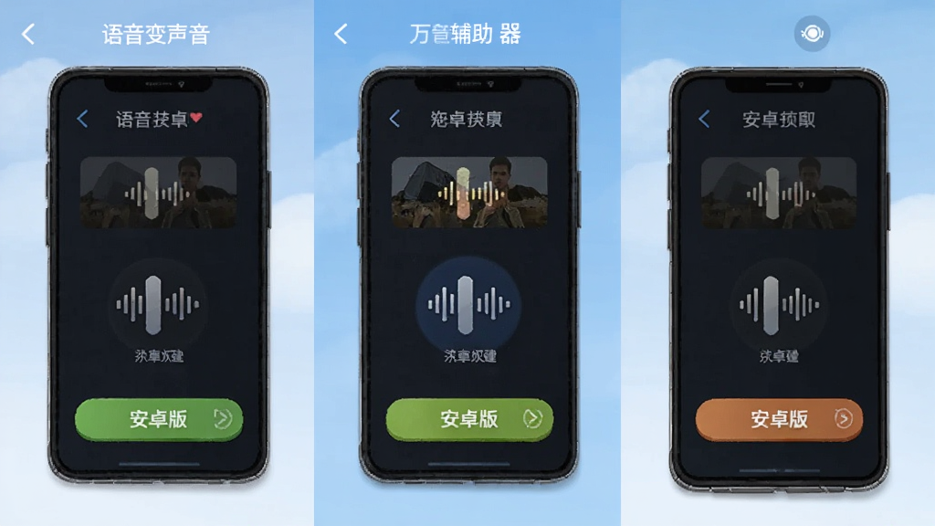 手游万能辅助器 安卓版 语音变声功能界面