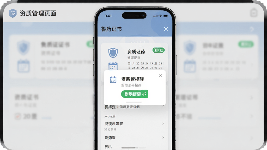 ³ҩͨ ���ʹ���ҳ�棬����Ϊ�ֻ�չʾ����֤�鿨Ƭ�뵽�����ѵ���������Ϊ���·������Ű湤�������Ϊ��Լ����ǳɫϵ��ϸ�ڰ�������ͼ�ꡢ������ǡ���ɫͨ����ǩ�����ʸ��� �ɾ� �޶���Ԫ��