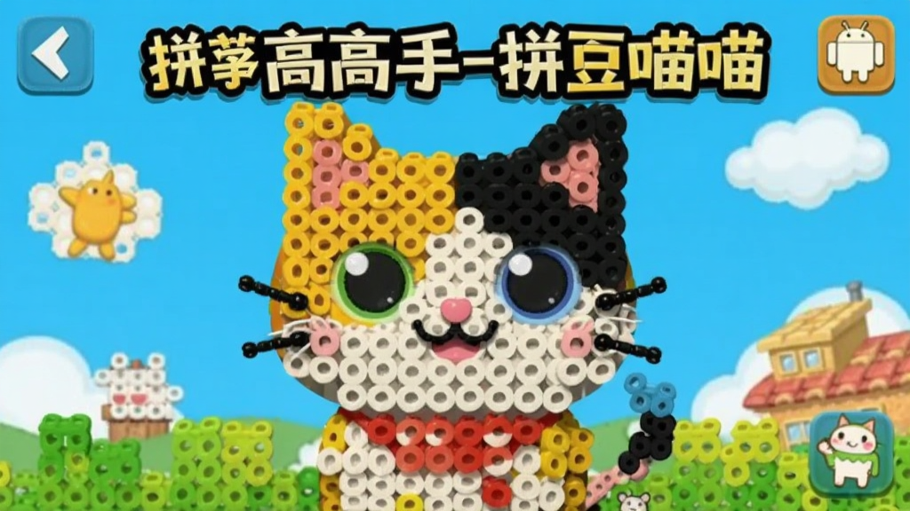 拼豆高高手-拼豆喵喵 安卓版 游戏界面截图