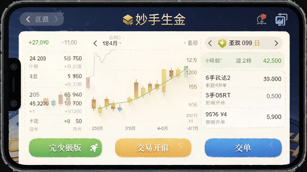 妙手生金 安卓版 交易开单界面