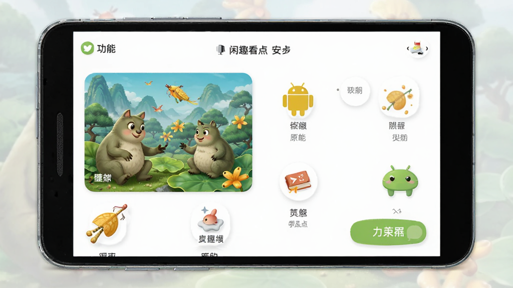 闲趣看点 安卓版 功能界面