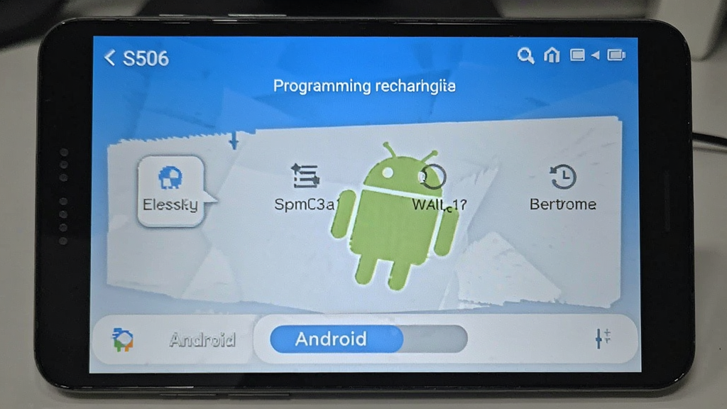 S506 programming recharging 安卓版 功能界面