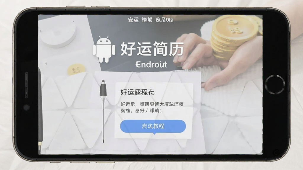 好运简历 安卓版 使用教程 操作界面