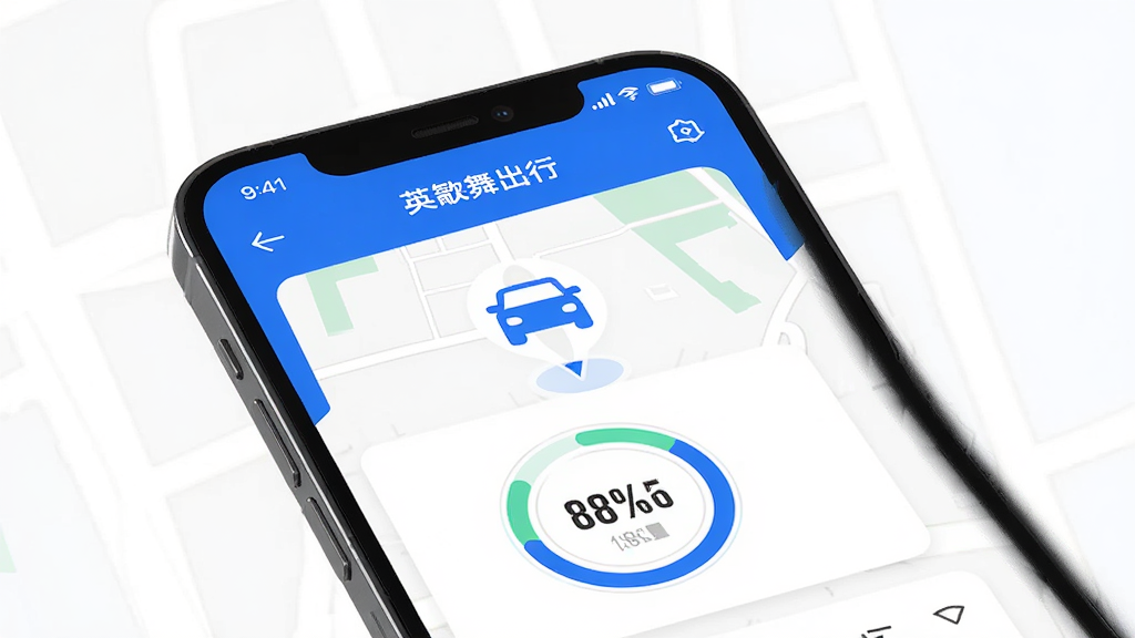 Ӣ��������ֻ�APP�����棬����Ϊ�ֻ���Ļ��ʾ������λ��ͼ������ٷֱȣ�����Ϊ����չʾ���Ű������������Ϊ�ִ��Ƽ��У�ϸ�ڰ�����ɫ����ɫ������ͼ�ꡢ����Բ�������ʸ��壬�ɾ����޶���Ԫ��