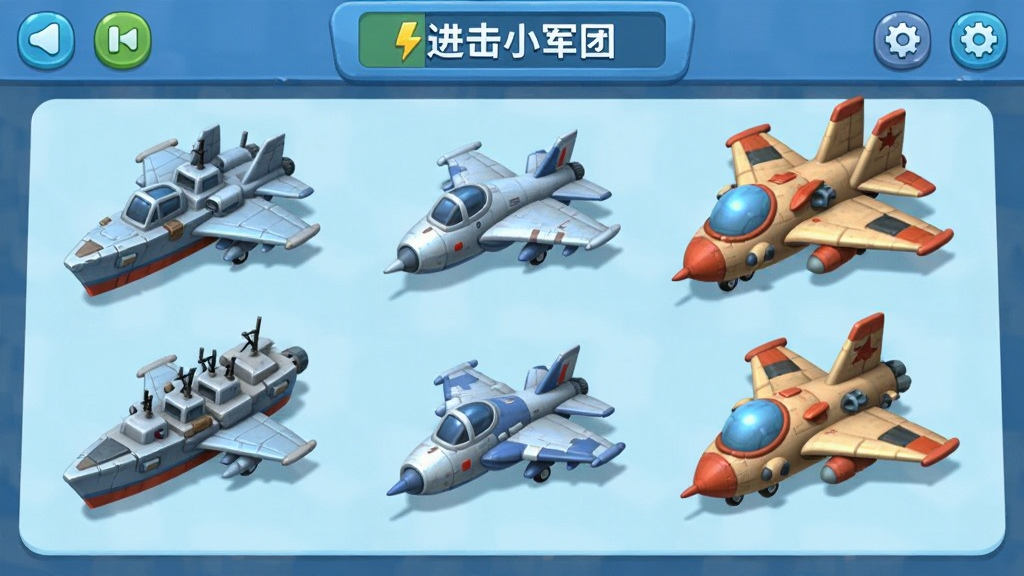 ����С���Ż�����棬��ܿ�ͨս������չʾ�����𽢺ͺ�ը�����ͣ����UI������ɫ�������廭��