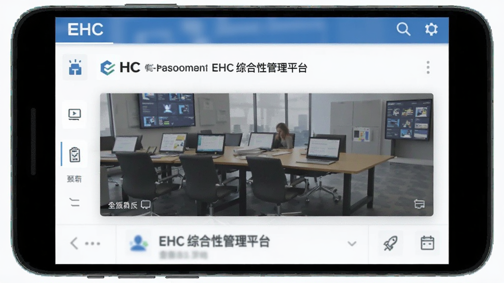EHC 综合性管理平台 安卓版 界面预览