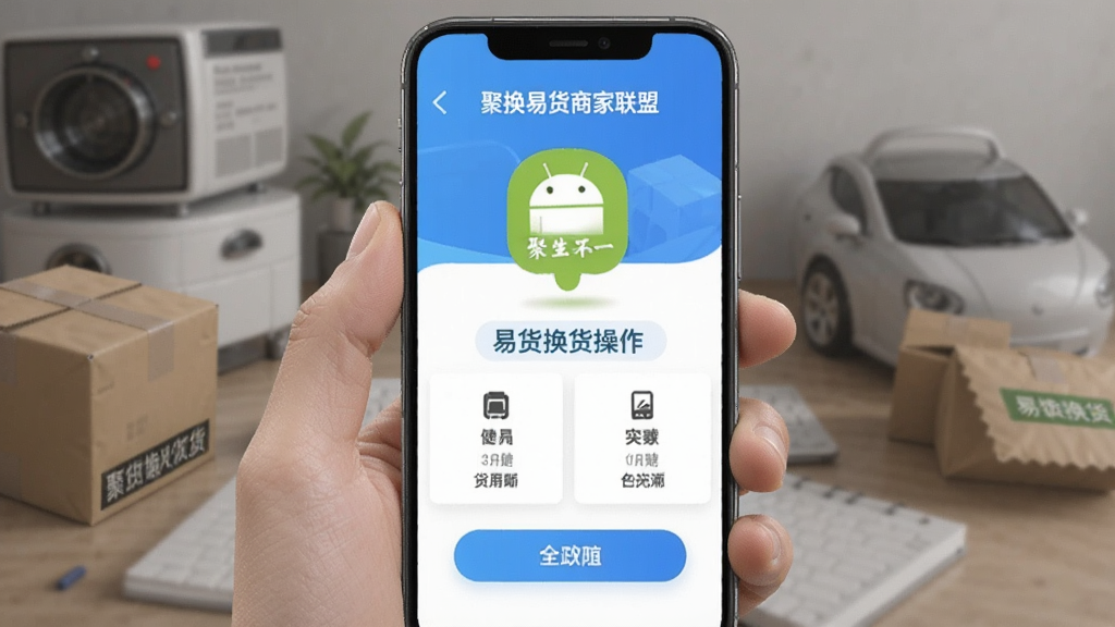 聚换易货商家联盟 安卓版 易货换货操作界面