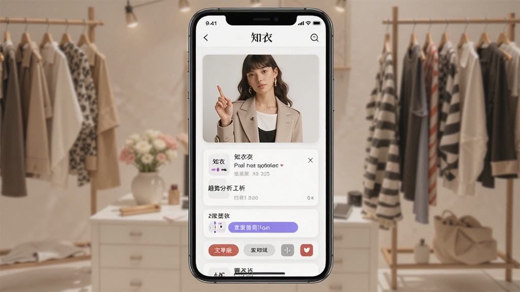 知衣 安卓版 服装趋势分析工具界面