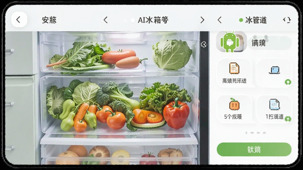 有菜 安卓版 AI冰箱管家 界面预览