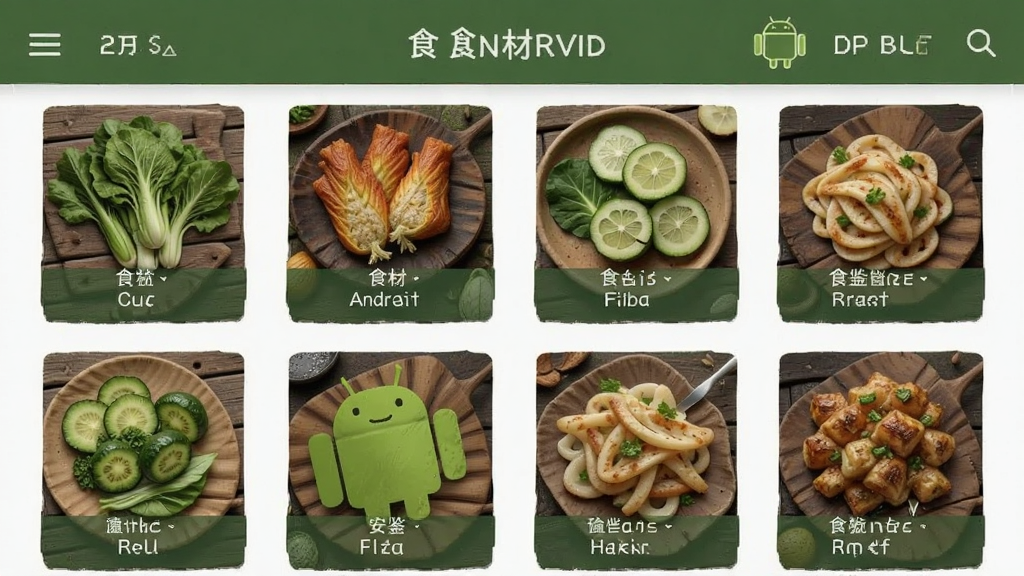 有菜 安卓版 食材图鉴页面