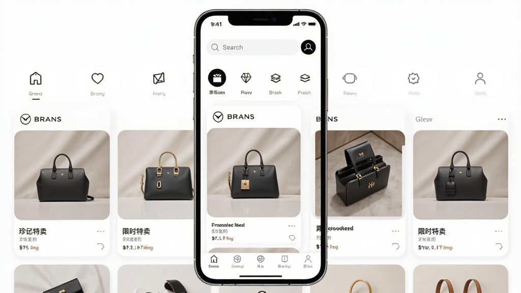 һ���ݳ�Ʒ����APP��ҳ���棬����Ϊ�ֻ���Ļչʾ��Ʒ��APP�������Ϸ�Ϊ��������Ʒ�Ʒ���ͼ�꣬�м�Ϊ��ʱ������Ʒ��Ƭ���Ű��������룬����ִ���Լ��ϸ�ڰ���Ʒ��LOGO����Ʒ����ͼ�����ʸ���ɾ��޶���Ԫ��