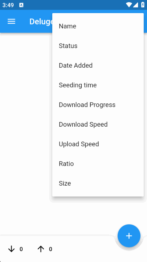 Deluge�����ͻ������°�1.4.4 ��׿�����н�ͼ