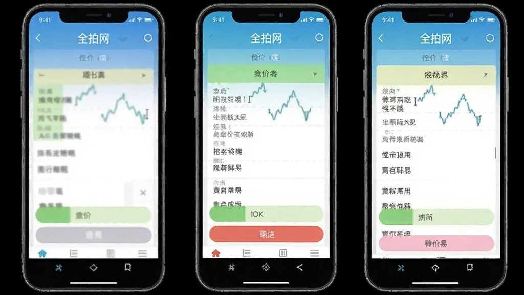全拍网 安卓版 竞价交易界面