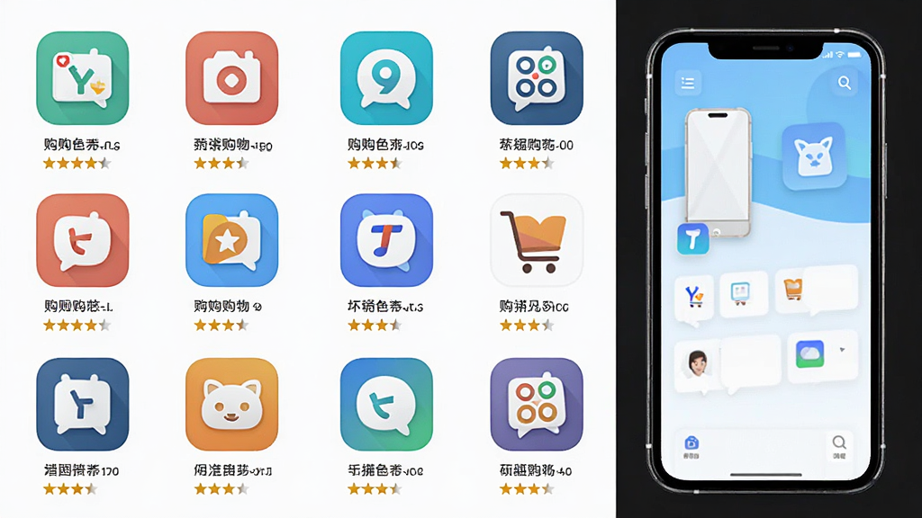 ����appͬ�๺�������Ա�չʾͼ������Ϊ����Ӧ��ͼ�����жԱȣ�����Ϊ����״���м��ֻ���Ļչʾ���Ű����������Ϊ��Լ��ƽ����ƣ�ϸ�ڰ���������ͼ��������Ǽ������ʸ���ɾ��޶���Ԫ��