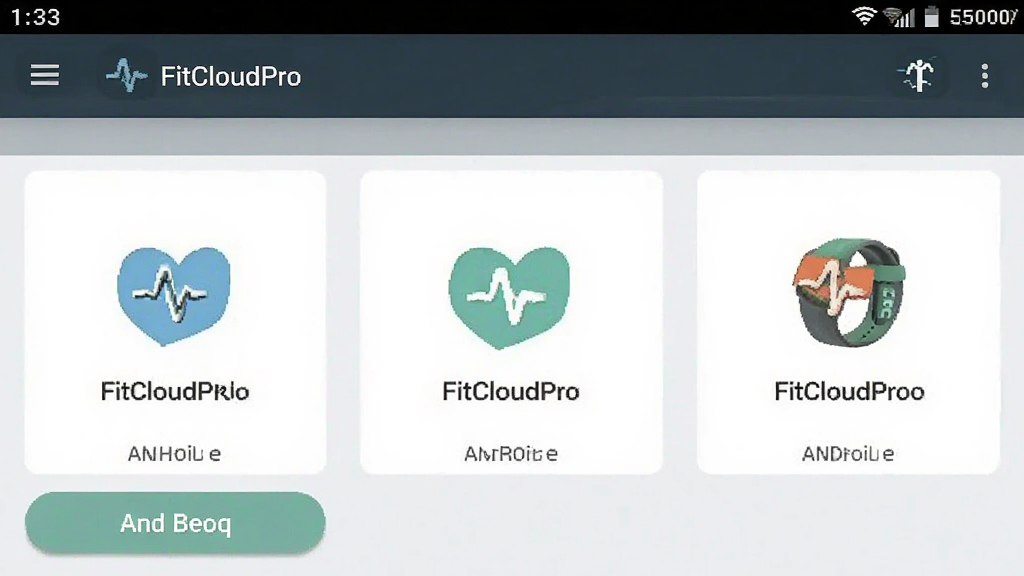 FitCloudPro 健康监测功能 安卓版 界面截图