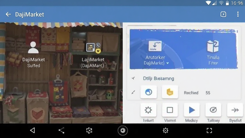 DajiMarket 功能操作界面 安卓版