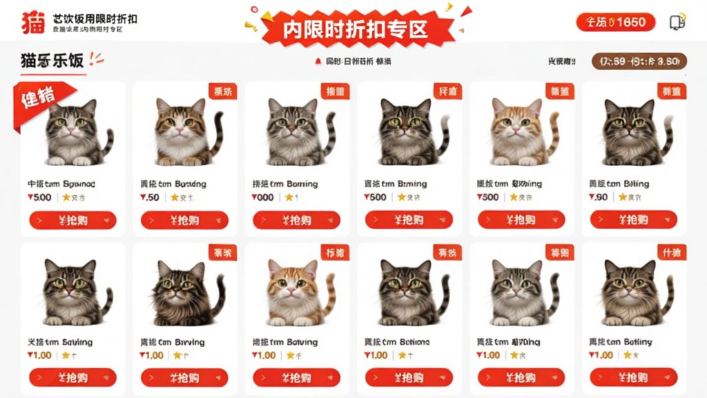 è�ַ�Ӧ������ʱ�ۿ�ר��ҳ�棬��ɫ������ǩ��Ŀ����Ʒ�������룬�������ۿ���Ʒ�б�������Ϊ����״���Ű���գ�������ִ����磬ϸ���е���ʱ��������ť�������������ɾ����޶���Ԫ��