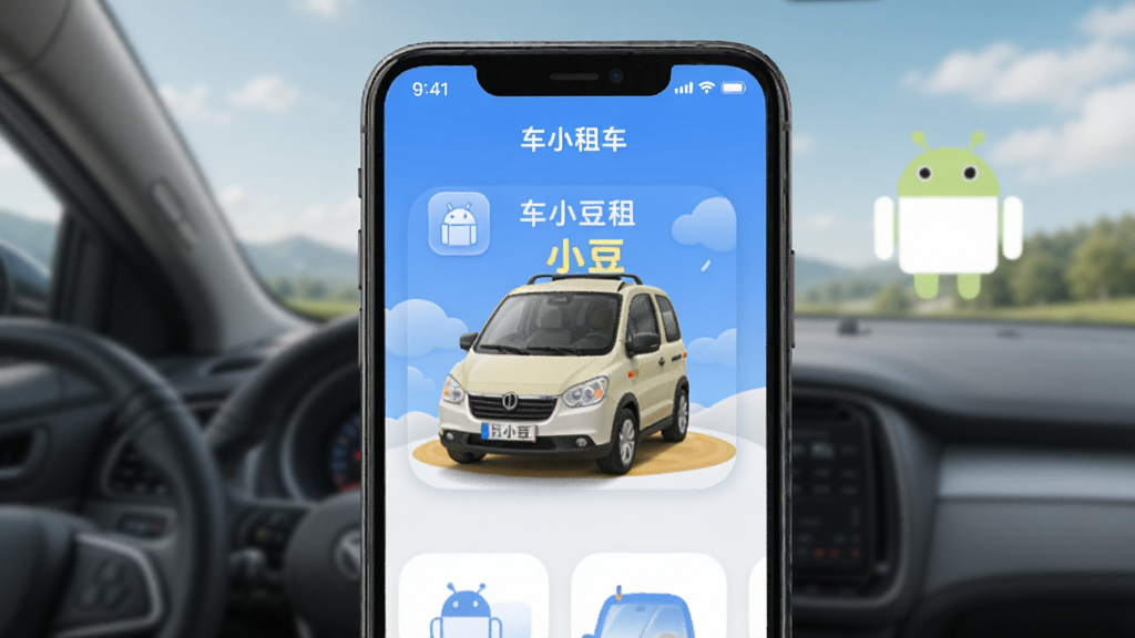 车小豆租车 安卓版 手机APP界面