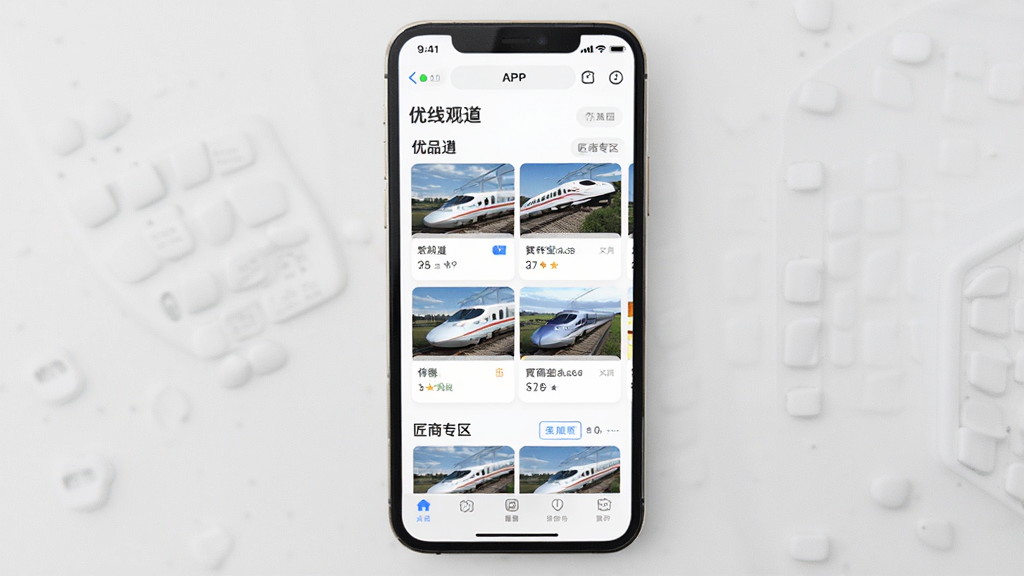 �¸��߹۲�APP����չʾ���ֻ���Ļ����ʾ��ƷƵ���뽳��ר���б�����ɫ��������Լ�������Ϊ�ֻ�����沼�֣��Ű���У�ϸ�����������ʸɾ��޶���Ԫ��