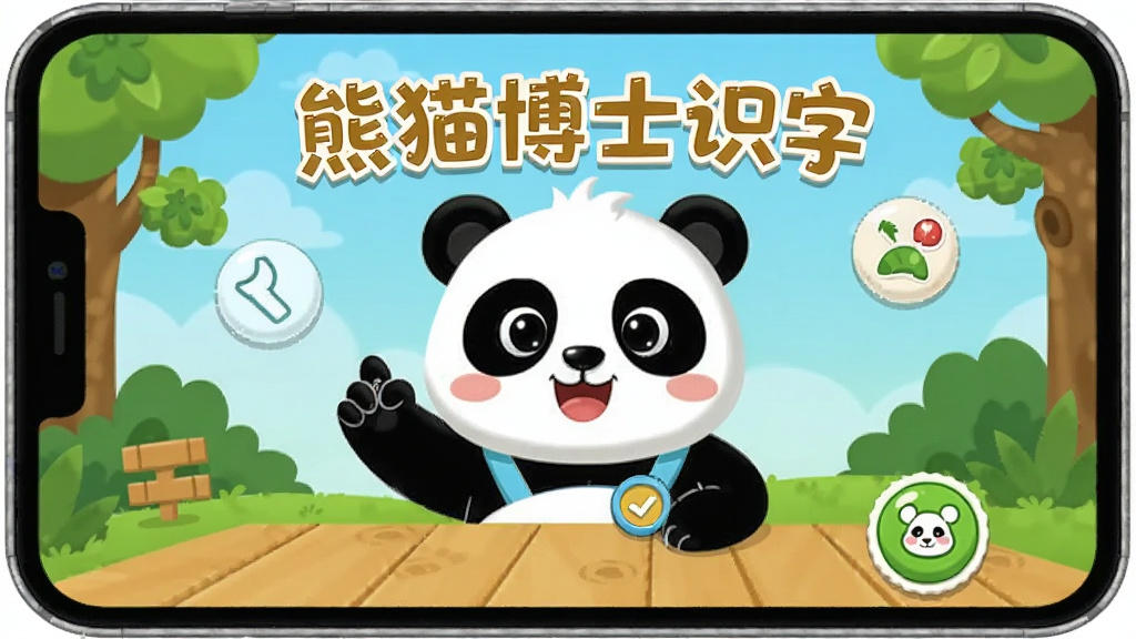 熊猫博士识字 儿童中文启蒙软件界面