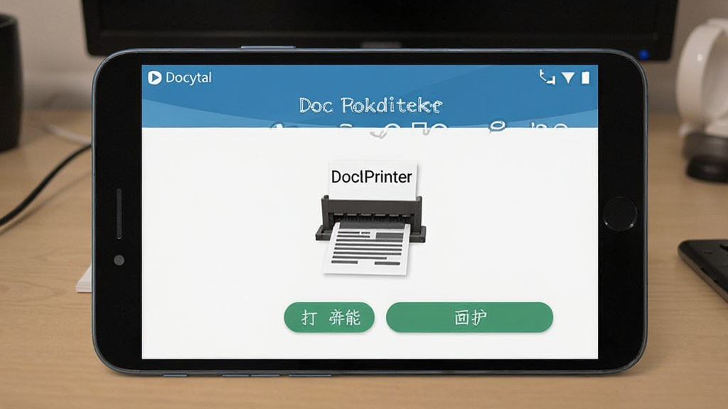 DocPrinter 安卓版 打印功能 操作界面