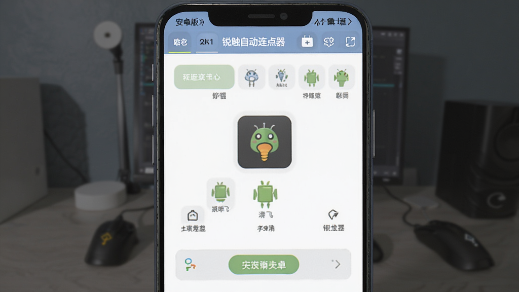 锐触自动连点器 安卓版 界面预览
