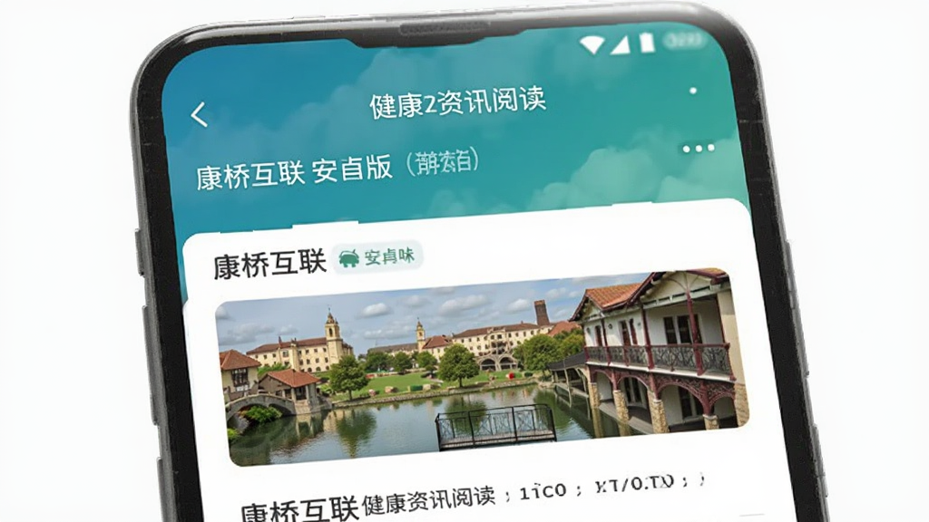 康桥互联 安卓版 健康资讯阅读界面