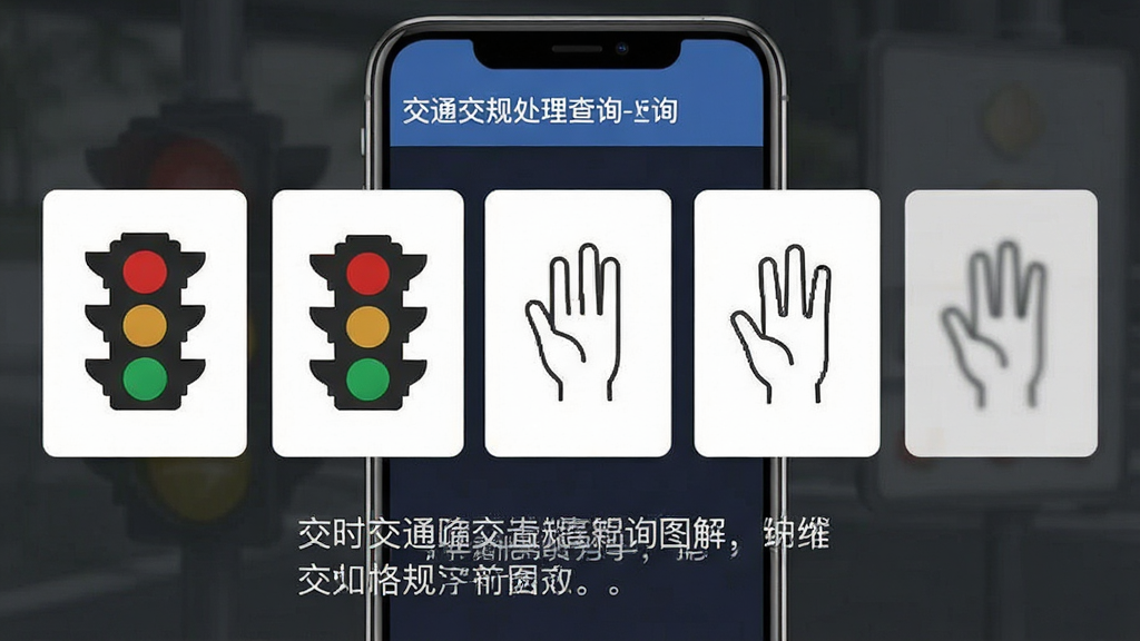 ��ͨ���洦����ѯ-�ֻ����� ����������չʾ��ͨ�źŵ�ͼ���뽻������ʾ��ͼ �ֻ���Ļ���沼�� �Ϸ�Ϊ������ �м�Ϊͼʾ��Ƭ �·�Ϊ����˵�� ��������� ϸ�ڰ������̵�ͼ�����������ͼ ���ʸɾ� �޶���Ԫ��