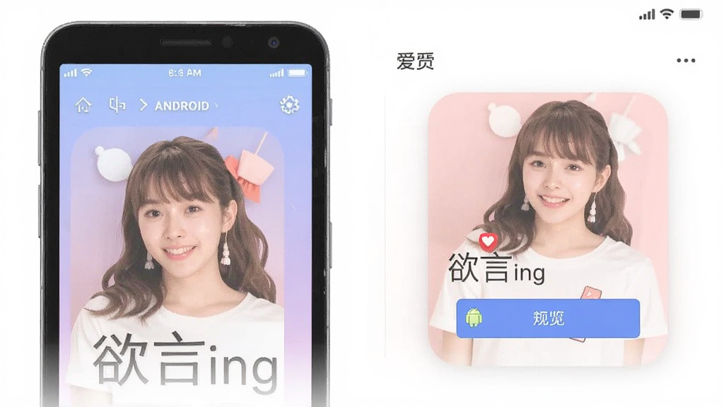 欲言ing 安卓版 恋爱应用 界面预览