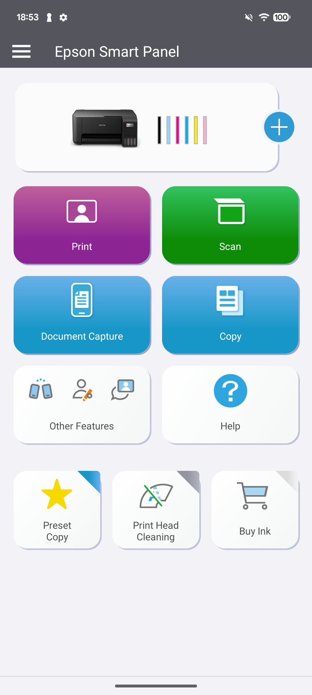 Epson Smart Panel5.5.0 ��ӡɨ��������н�ͼ