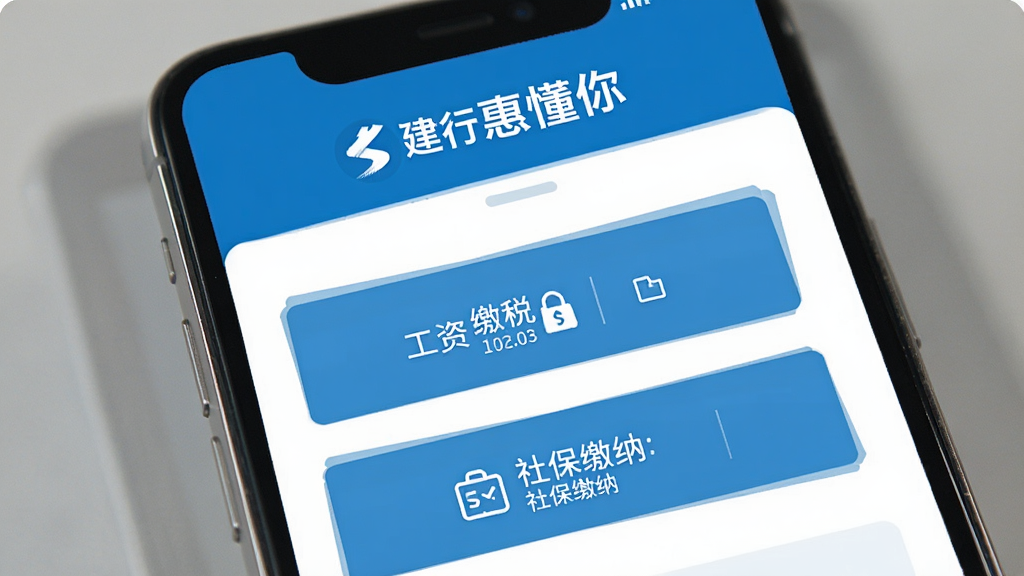 ���лݶ���App˰��нר���������棬�ֻ���Ļ��ʾ���ʷ��š���˰���籣���ɹ��ܰ�ť�������������ɫ��ɫ������������������Ԫ�أ����廭��