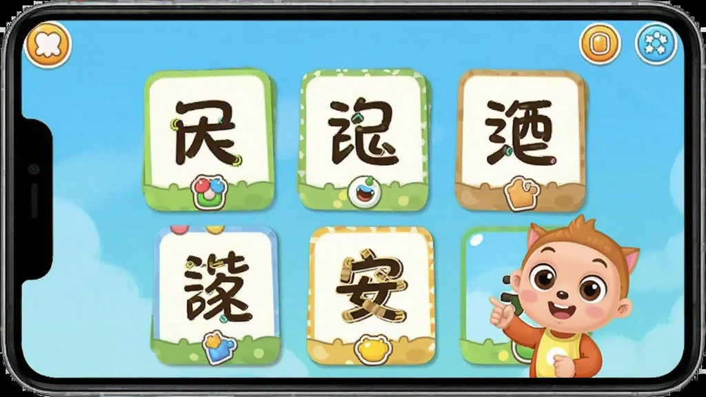 ������ʿ����APP���棬��ͨ���չʾ����ѧϰ��Ƭ�Ͷ�����ɫ�������������Ű����룬�������õĶ�ͯ�������ϸ�ڷḻ�����ʸɾ����޶���Ԫ��