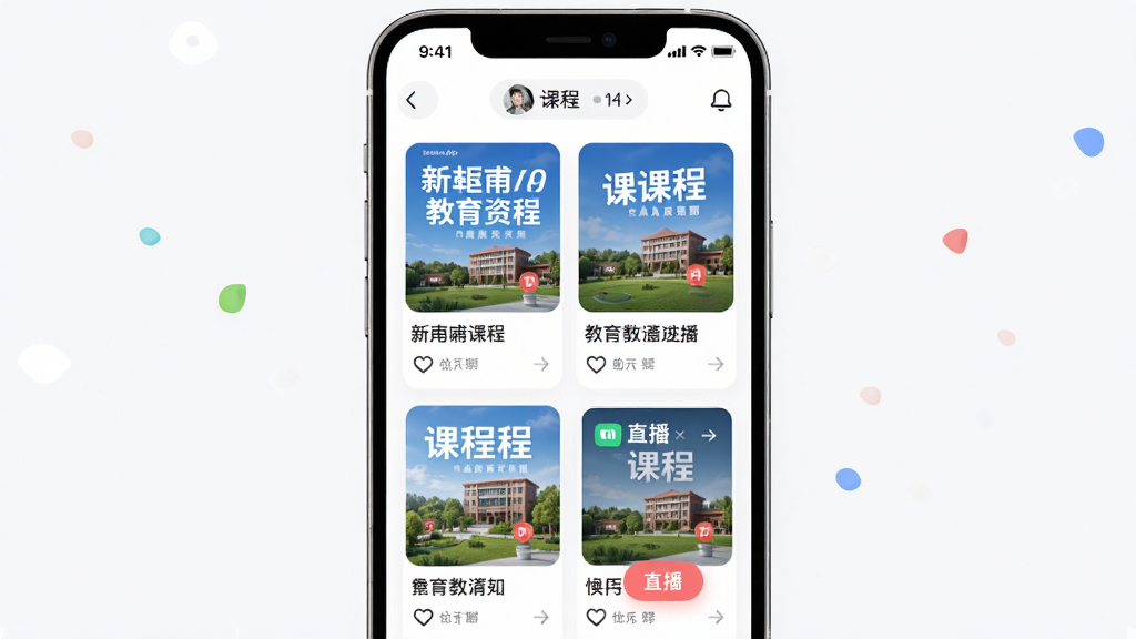 ���ܸ�App������Դ��ֱ�����ܽ��棬����Ϊ�ֻ���Ļ���������ҷ������Ű����룬����������죬ϸ���пγ̷����ֱ����ť�����ʸ��壬�ɾ��޶���Ԫ��