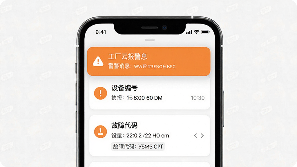 �ܹ����ƾ���֪ͨ����ҳ�棬����Ϊ�ֻ�֪ͨ������������Ϣ������Ϊ����״̬������Ϣ��Ƭ�б����Ű��������У����Ϊ���׵����ɫ��ʾͼ�꣬ϸ�ڰ�������ʱ�䡢�豸��š����ϴ��룬�����������ɾ����޶���Ԫ��