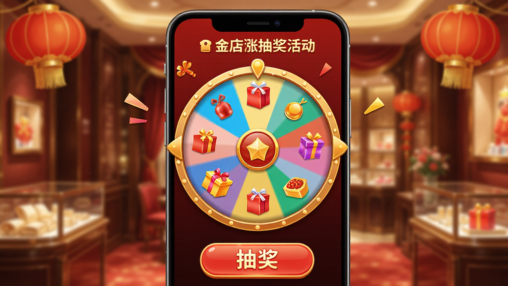 ����ǳ齱����棬����Ϊ�ֻ���Ļ��ʾ��ת�̳齱�����־��У��Ű���ã����ϲ�죬ϸ�ڰ�����Ʒͼ����齱��ť�������������ɾ��޶���Ԫ��