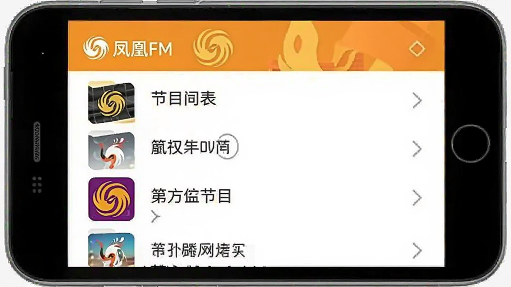 凤凰FM 节目列表 安卓版
