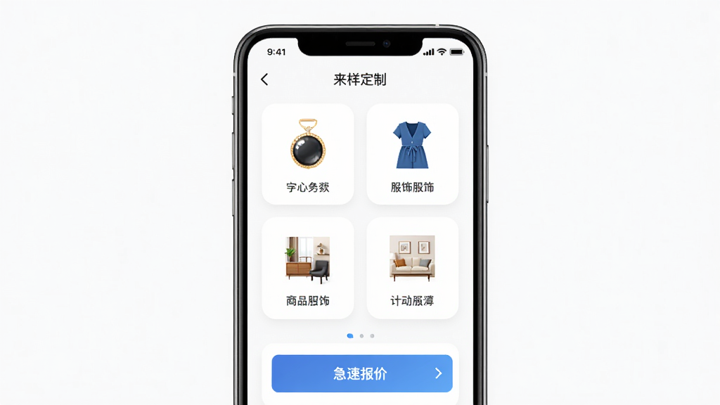 ��������APP��ҳչʾ������Ʒ����ͼ��ٱ�����ڣ��ֻ�������ƣ�����Ϊ�ֻ���Ļ�����־��У��Ű�����������ִ���Լ��ϸ�ڰ����鱦�����Ρ��Ҿӵȶ���Ʒ��ͼ�꣬���ʸ��壬�ɾ����޶���Ԫ��