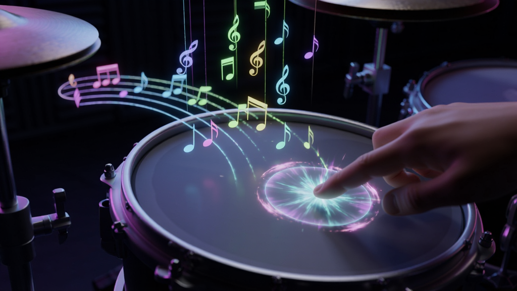 KPOP Drum���������д����ɫ�����ع�����䣬��ָ������������Ч�������������ִ�����ɫ���������޺�ɫ�ʣ��ɾ��޶���Ԫ�أ����廭��